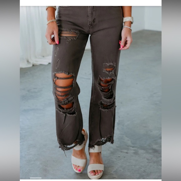 Micah Petra Distressed Jeans - Picture 1 of 3